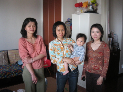 Le 15 mai -Maki, Chieko et son fils Ryuunosuke-