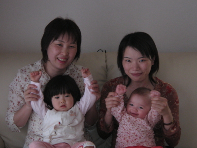 Le 12 mai -avec Mina et sa fille Yui-