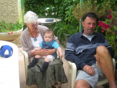 Avec mes grands parents