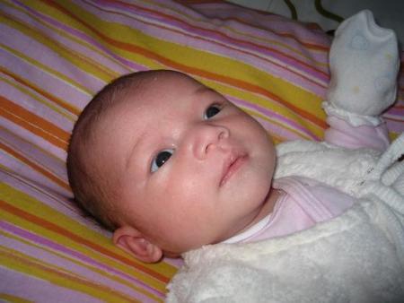 She looks like a little bit her uncle?